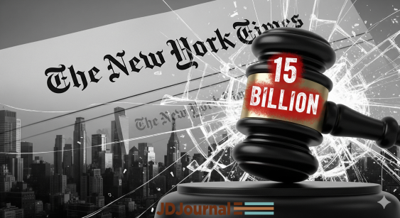 Trump Launches $15 Billion Defamation and Libel Lawsuit Against The New York Times