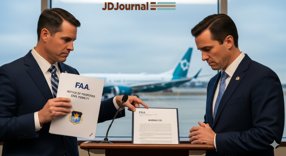 FAA Hits Boeing With $3.1 Million Proposed Fine Over Widespread Safety Violations