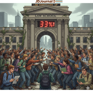 US Law School Applicants Surge 33%, Intensifying Admission Competition