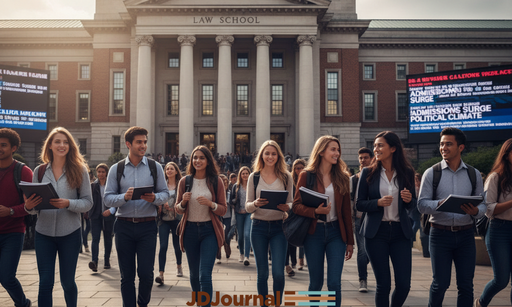 Law Schools Confront a Surge in Applicants and a New Era of Political and Ethical Screening
