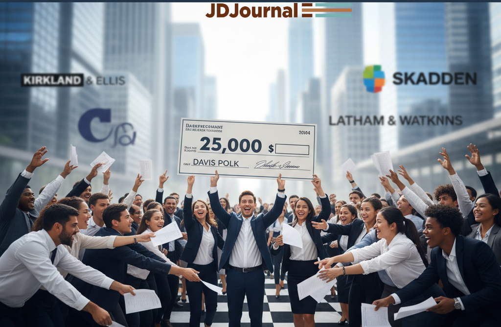 Davis Polk’s $25,000 Incentive Highlights Big Law’s Competitive Race for Top Law Students